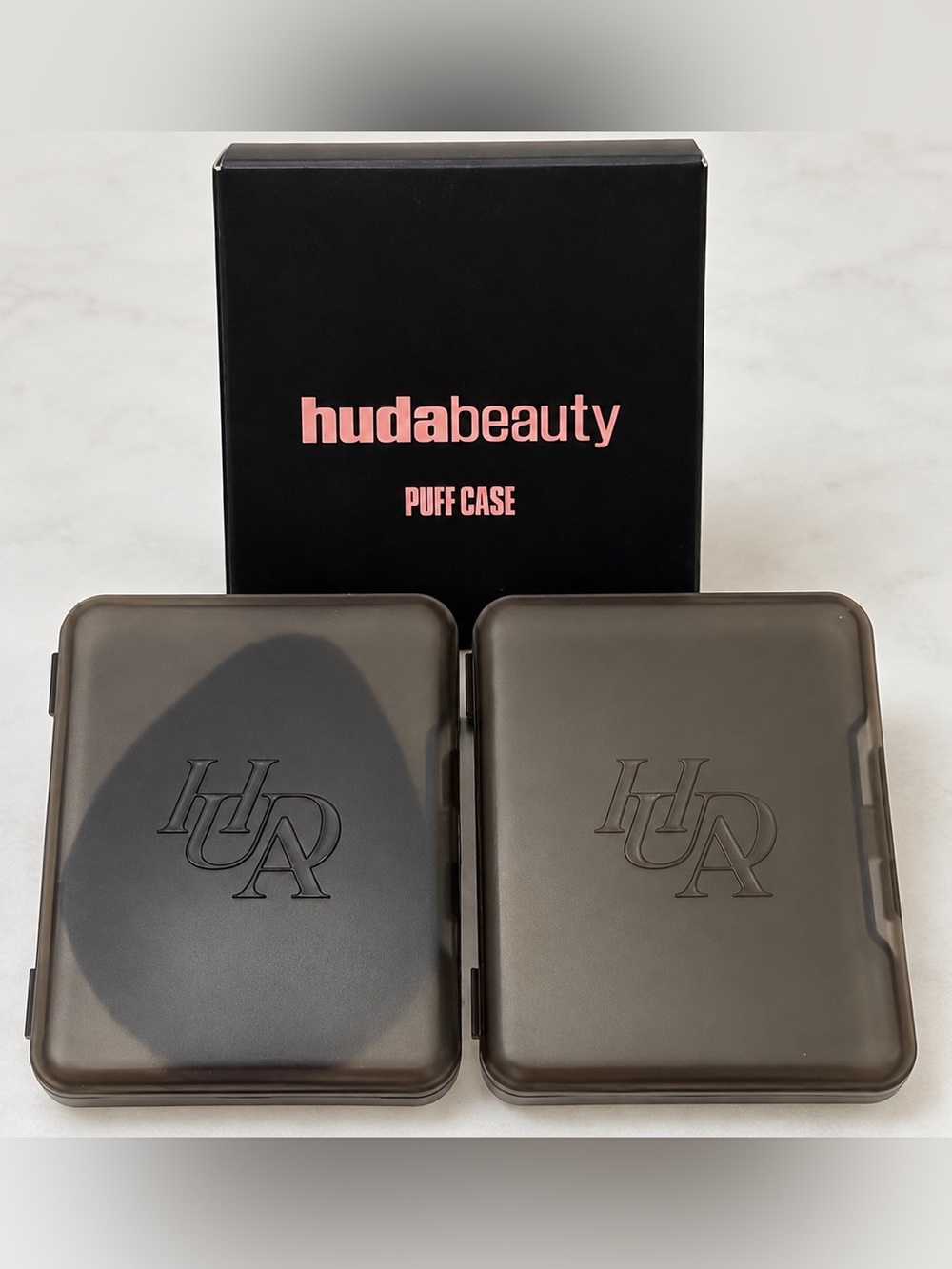 HUDA BEAUTY Marshmallow Puff & Sponge + Extra Case NEW